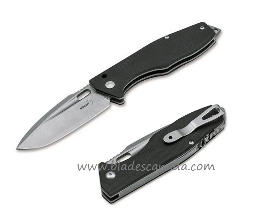 Boker Plus Caracal 42 Slipjoint Folding Knife, D2, G10 Black, 01BO753
