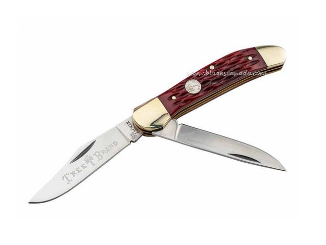Boker 111930 Junior Scout Rosewood Pocket Knife - Brown 
