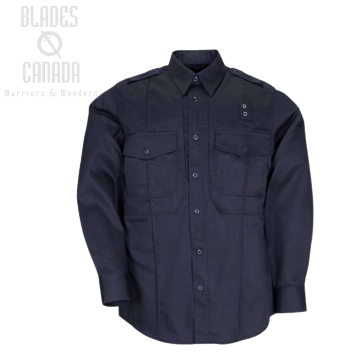 5.11 PDU Twill Shirt B Class L/S Uniform Shirt- Navy [Clearance]