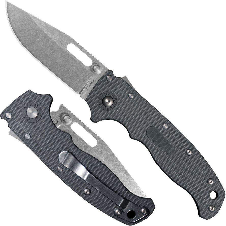 Demko AD20.5 Shark Lock Folding Knife, AUS 10, Grivory Handle