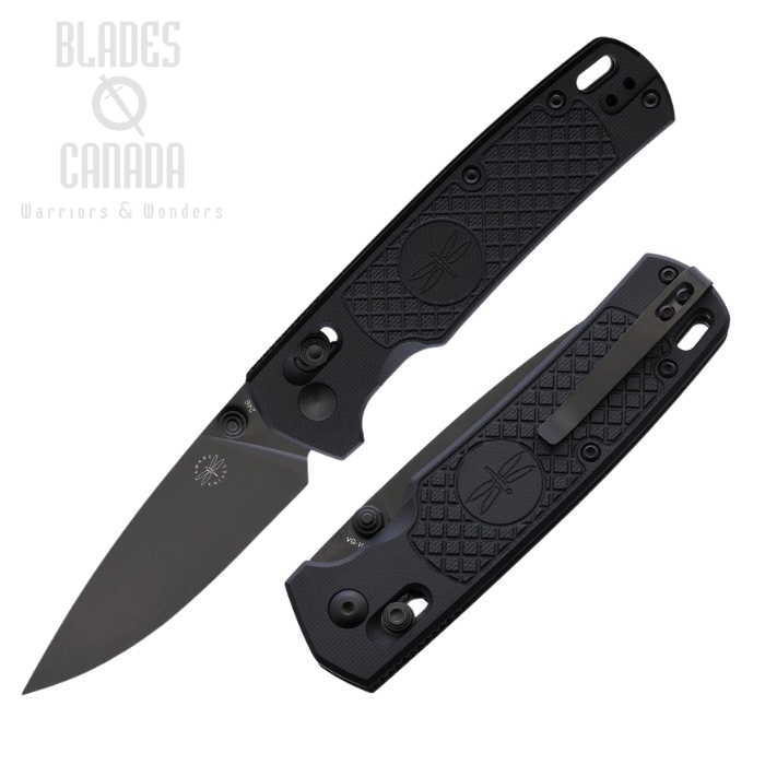 Amare FieldBro LR-Lock Folding Knife, VG10 Black, G10 Textured Black, AMR202201