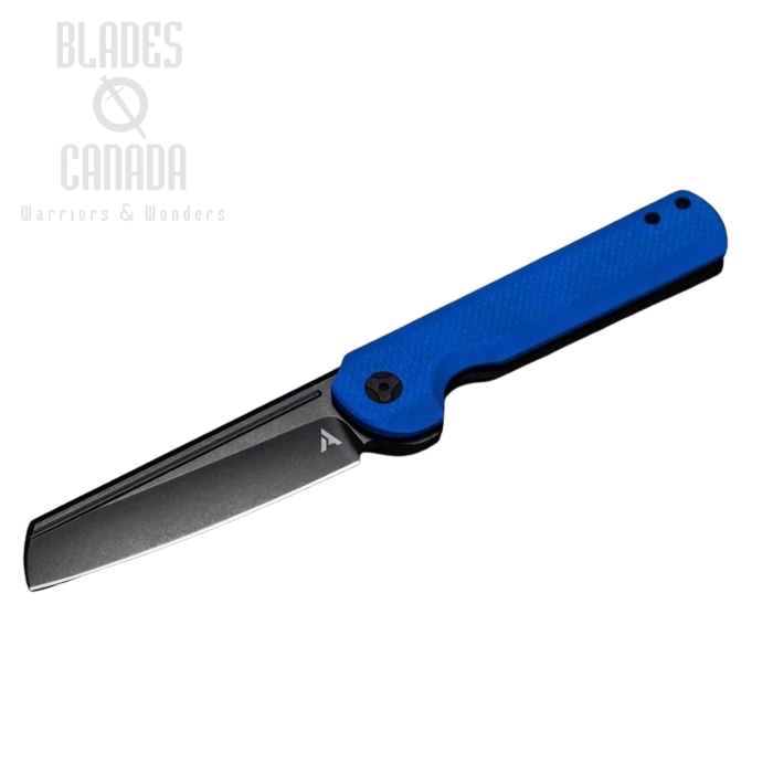 Arcform Slimfoot Framelock Folding Knife, M390 Black, G10 Blue/Titanium Black, ARC-0120 (image for) Arcform Slimfoot Framelock Folding Knife, M390 Black, G10 Blue/Titanium Black, ARC-0120