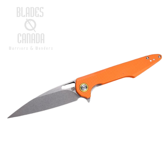 Artisan Cutlery Mini Archaeo Flipper Folder, D2, G10 Orange, 1821PS-OEF (image for) Artisan Cutlery Mini Archaeo Flipper Folder, D2, G10 Orange, 1821PS-OEF