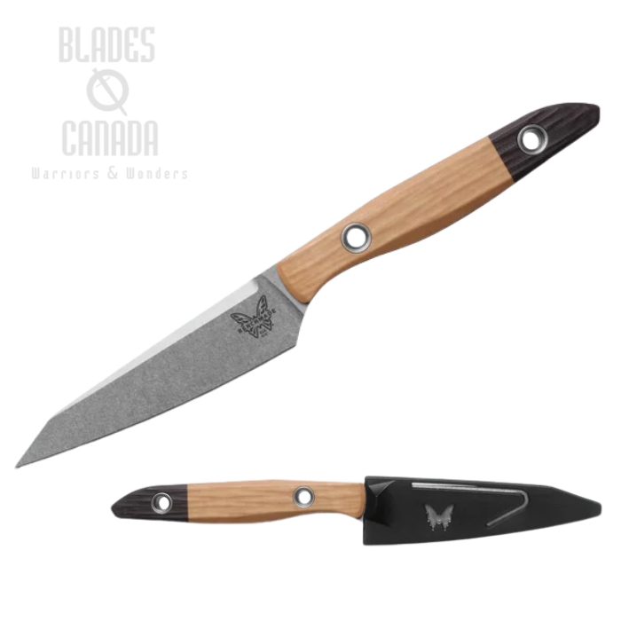 Benchmade True Paring Knife, CPM-154 4.12", Richlite Maple/G10 Black, 4045-02 (image for) Benchmade True Paring Knife, CPM-154 4.12", Richlite Maple/G10 Black, 4045-02
