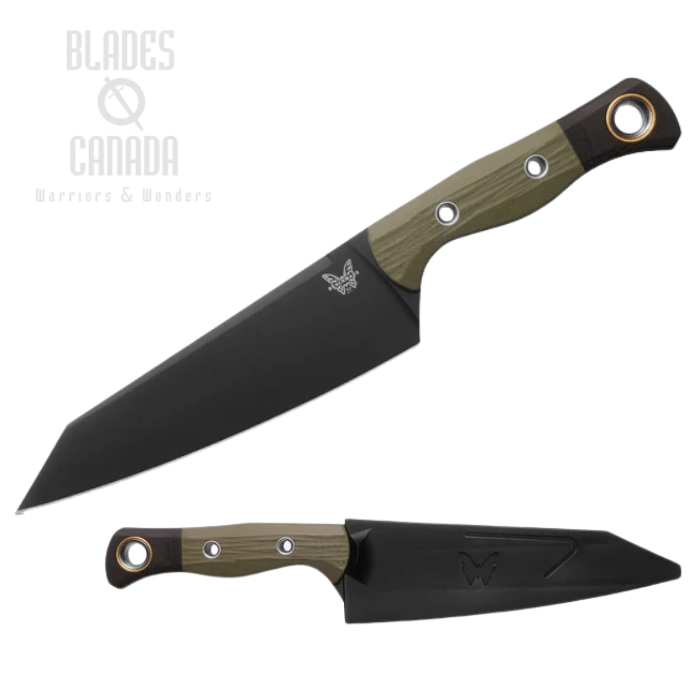 Benchmade Wildcoast Master Utility Knife, CPM-154 Black 6.83", G10 OD Green/Black, 4070BK-01 (image for) Benchmade Wildcoast Master Utility Knife, CPM-154 Black 6.83", G10 OD Green/Black, 4070BK-01
