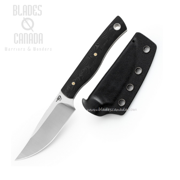 Bestech Heidi Blacksmith#1 Fixed Blade Knife, D2, Carbon Fiber, BFK01D