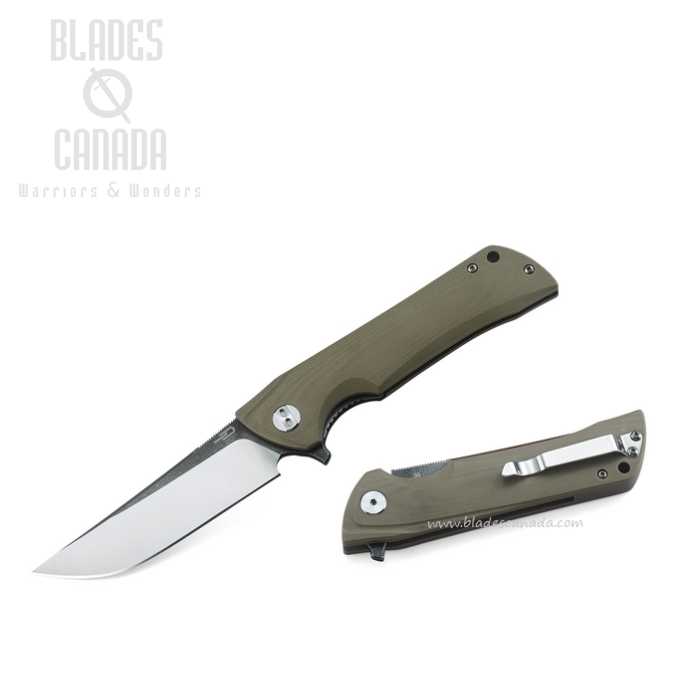 Bestech Paladin Flipper Folding Knife, D2 Two-Tone, G10 Tan, BG13B-2