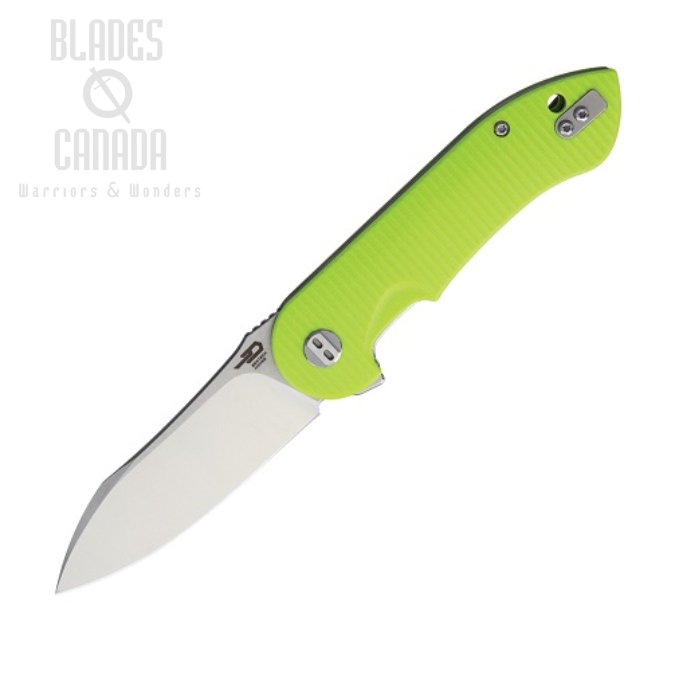 Bestech Torpedo Flipper Folding Knife, D2 Two-Tone, G10 Green, BG17C-1