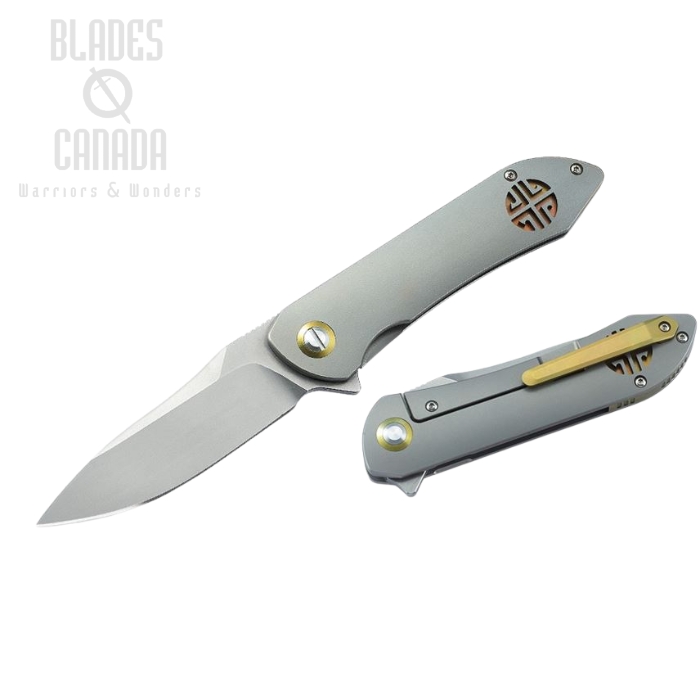 Bestech Emperor Flipper Framelock Knife, S35VN, Titanium, BT1703A (image for) Bestech Emperor Flipper Framelock Knife, S35VN, Titanium, BT1703A