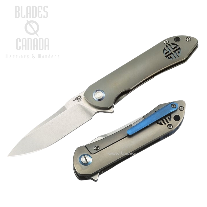 Bestech Emperor Flipper Framelock Knife, S35VN, Titanium, BT1808A (image for) Bestech Emperor Flipper Framelock Knife, S35VN, Titanium, BT1808A