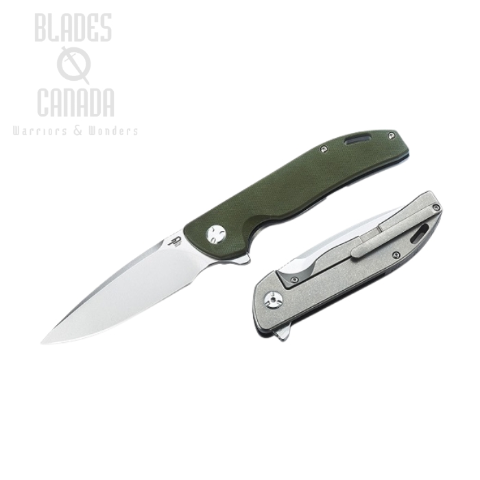 Bestech Bison Flipper Framelock Knife, D2, G10/Titanium, BT1904C-1 (image for) Bestech Bison Flipper Framelock Knife, D2, G10/Titanium, BT1904C-1