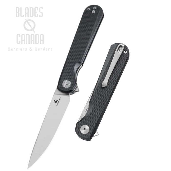 Bestechman Flick Flipper Folding Knife, D2 Two-Tone, G10 Black, BMK13A Bestechman Flick Flipper Folding Knife, D2 Two-Tone, G10 Black, BMK13A