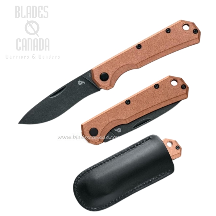 BlackFox Ciol Slipjoint Folding Knife, 440C, Copper Handle, BF-748CR