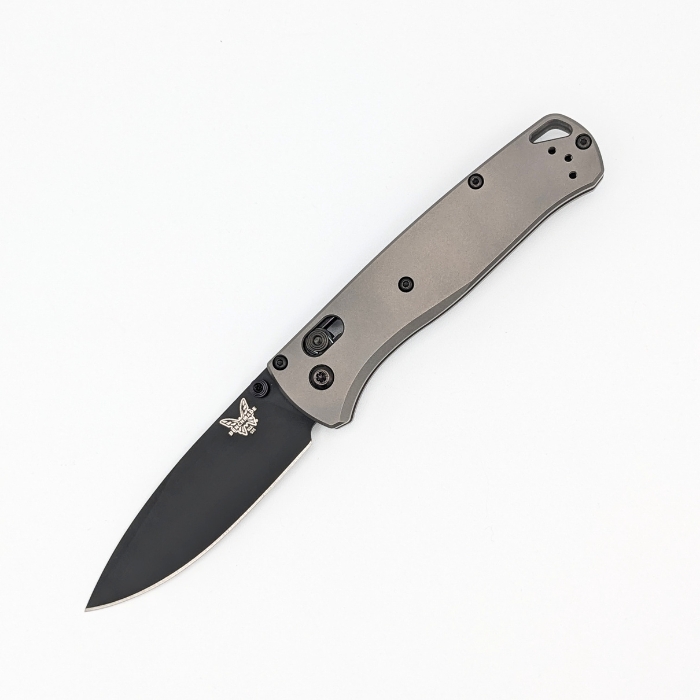 (Scratch & Dent) Benchmade Bugout Customized Folder, M4, Titanium, Black Thumbstud & Standoffs, 535CU230