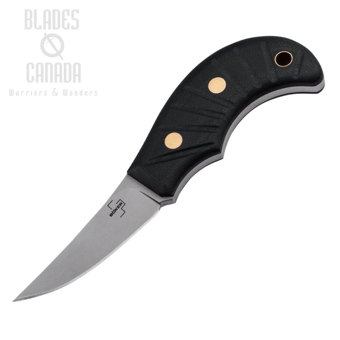 Boker Plus Shrimp Fixed Blade Knife, D2, G10 Black, 02BO082