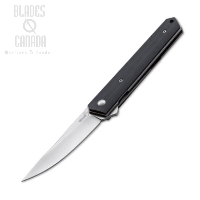 Boker Plus Kwaiken Flipper Folding Knife, VG10, G10 Black, 01BO286