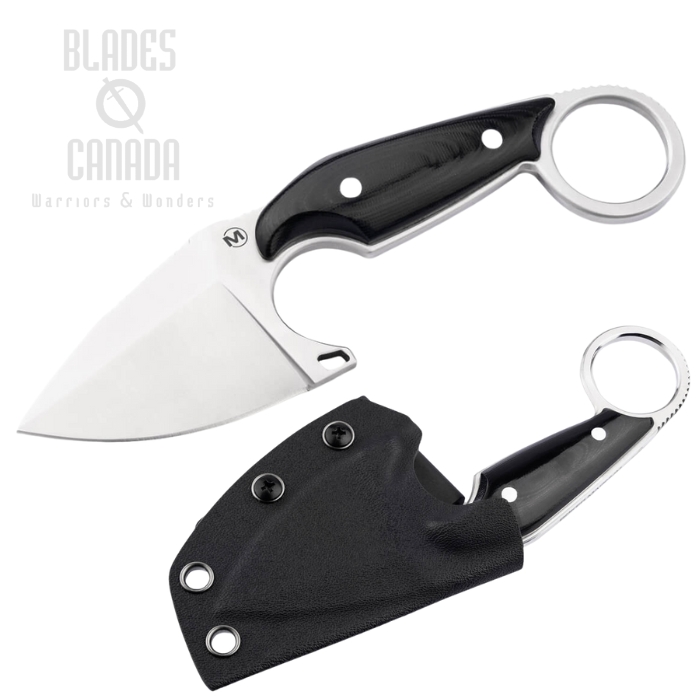 Boker Magnum Enki Fixed Blade Knife, 440B Steel, Micarta Black, 02BM0001Kydex Sheath, Boker Magnum Enki Fixed Blade Knife, 440B Steel, Micarta Black, 02BM0001Kydex Sheath,