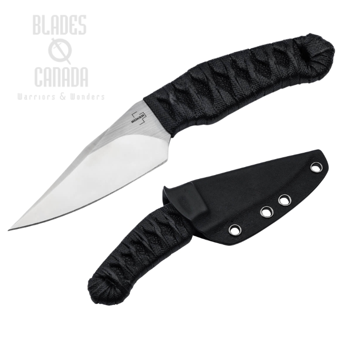 Boker Plus 302 Fixed Blade Knife, Nitro-V Steel, Nylon Black, Kydex Sheath, 02BP0006 (image for) Boker Plus 302 Fixed Blade Knife, Nitro-V Steel, Nylon Black, Kydex Sheath, 02BP0006