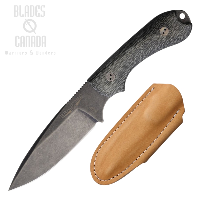 Bradford Guardian 3.2 Fixed Blade Knife, AEB-L Nimbush, 3D Micara Black, BRAD32FE101NA