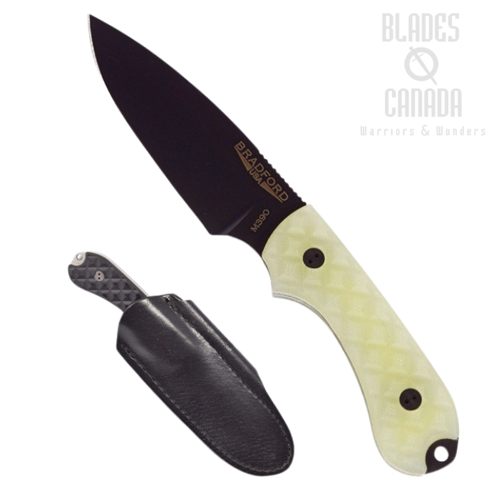 Bradford Guardian 3 Sabre Knife, M390 DLC, Ghost Textured G10, 3S-007B-M390 (image for) Bradford Guardian 3 Sabre Knife, M390 DLC, Ghost Textured G10, 3S-007B-M390