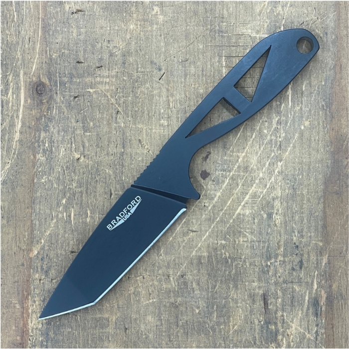 Bradford G-Tanto Fixed Blade Knife, Nitro V Black DLC, Stainless Black, Kydex Sheath, GTanto-DLC (image for) Bradford G-Tanto Fixed Blade Knife, Nitro V Black DLC, Stainless Black, Kydex Sheath, GTanto-DLC