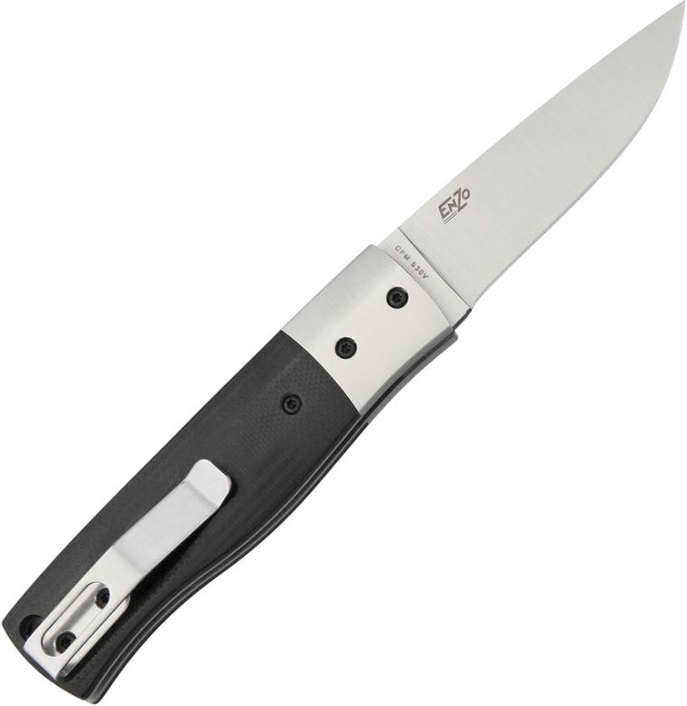 Brisa PK70 Folding Knife, S30V Steel, G10 Black, Slipjoint, BRI2905 - Click Image to Close
