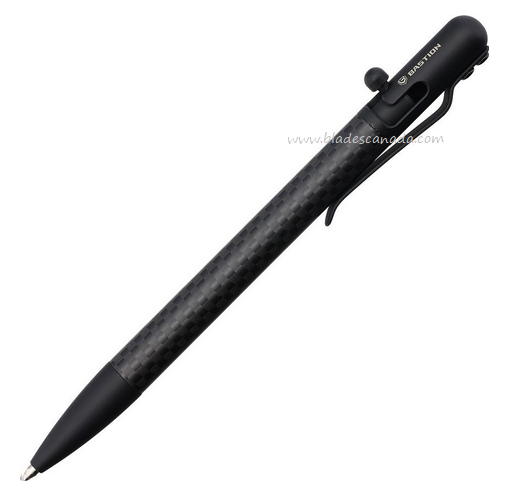 Bastion Slim Bolt Action Pen, Carbon Fiber, BSTN258B