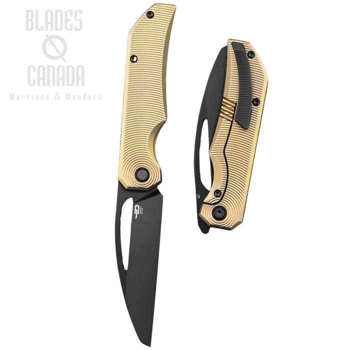 Bestech Mini Taipan Framelock Folding Knife, MagnaCut Black, Titanium Bronze, BT2603B (image for) Bestech Mini Taipan Framelock Folding Knife, MagnaCut Black, Titanium Bronze, BT2603B