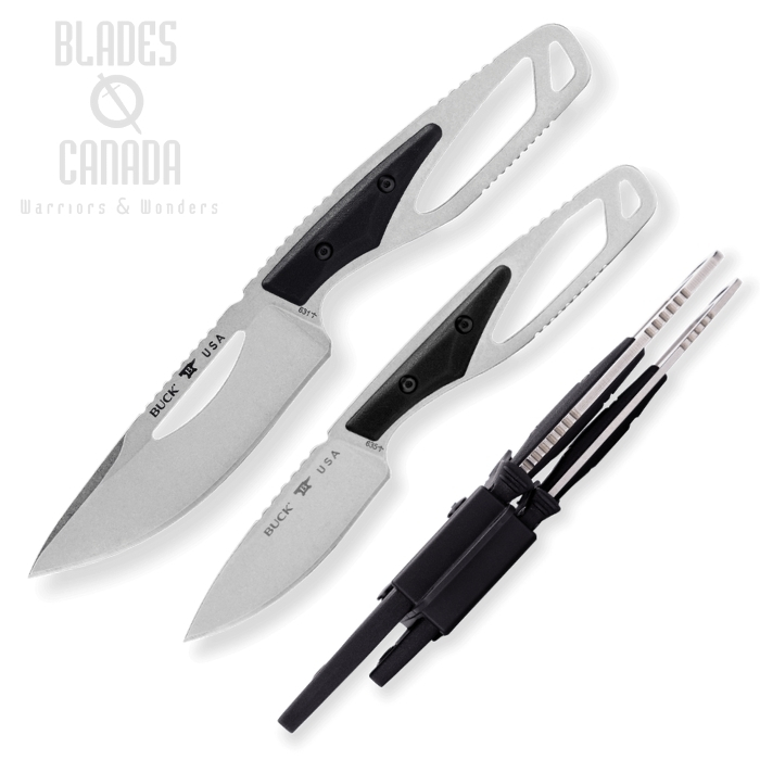 Buck 631 & 635 PakLite Field Combo Kit, 420HC, GFN Black, 0631BKSVP-B Buck 631 & 635 PakLite Field Combo Kit, 420HC, GFN Black, 0631BKSVP-B