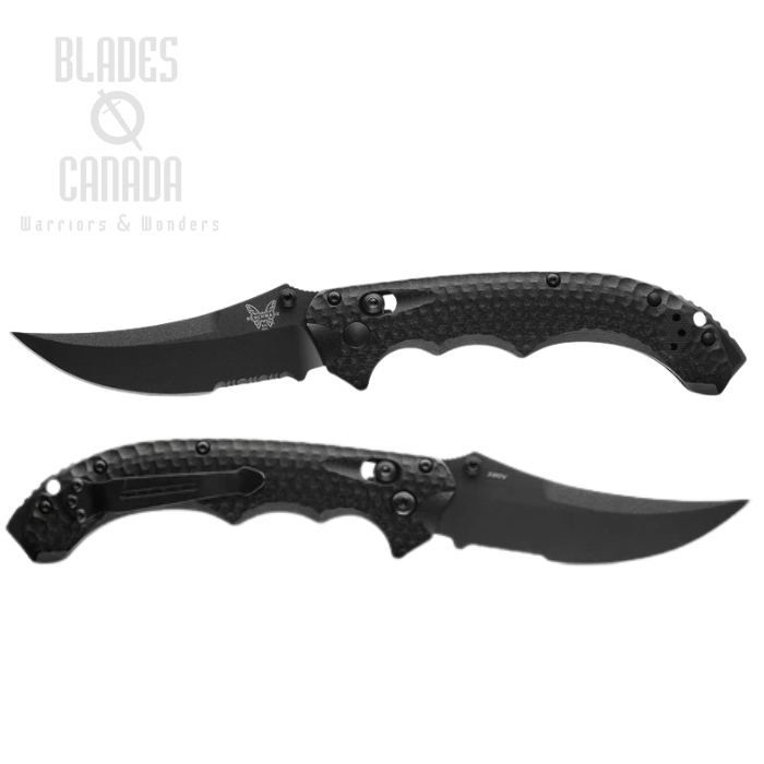 Benchmade Mini Bedlam Axis Lock Folding Knife, CPM S90V Cerakote, G10 Black, 865SBK