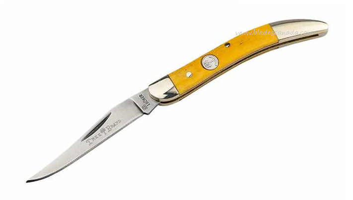 Boker Traditional Slim Line Trapper Brown Bone Pocket Knife - Smoky  Mountain Knife Works