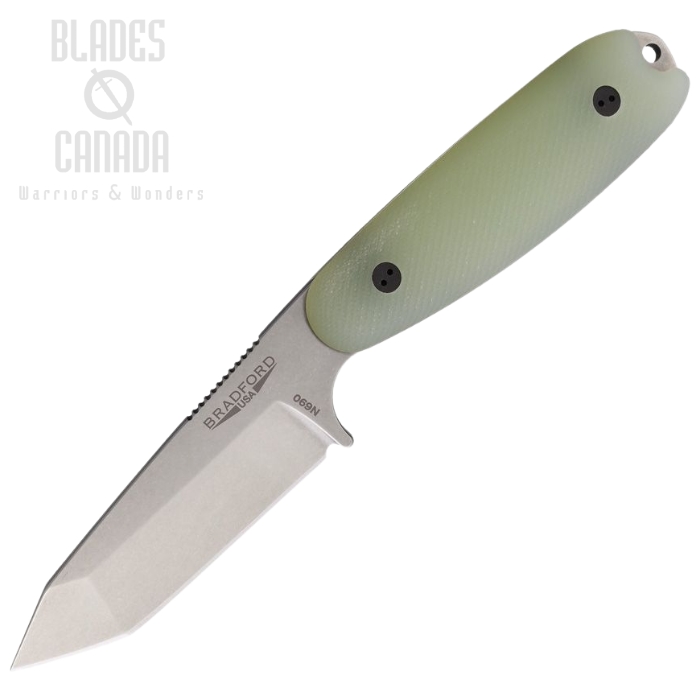 Bradford Guardian 3.5 Fixed Blade Knife, N690 Tanto, G10 Ghost, 35T107