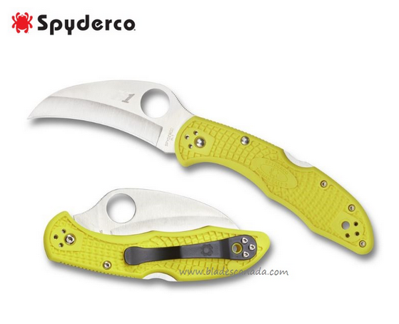 Spyderco Tasman Salt 2 Folding Knife, H1 Steel, FRN Yellow, C106PYL2 - Click Image to Close