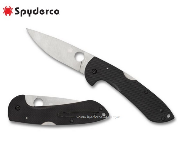 Spyderco Siren Folding Knife, LC200N Steel, G10 Black, C247GP - Click Image to Close