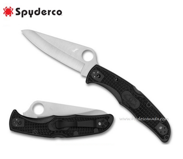 Spyderco Pacific Salt 2 Folding Knife, H1 Steel, FRN Black, C91PBK2 - Click Image to Close
