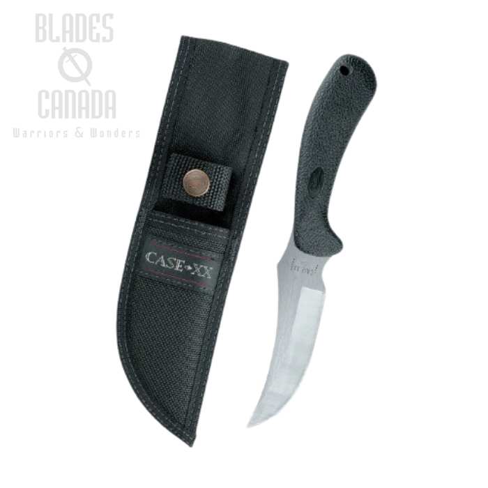 Case Collins Ridgeback Hunter Fixed Blade Knife, Stainless, Black Handle, 00362