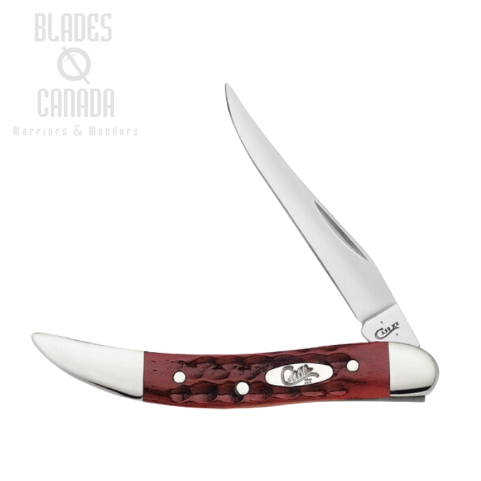 Case Small Texas Toothpick Slipjoint Folding Knife, Stainless, Old Red Bone, 00792