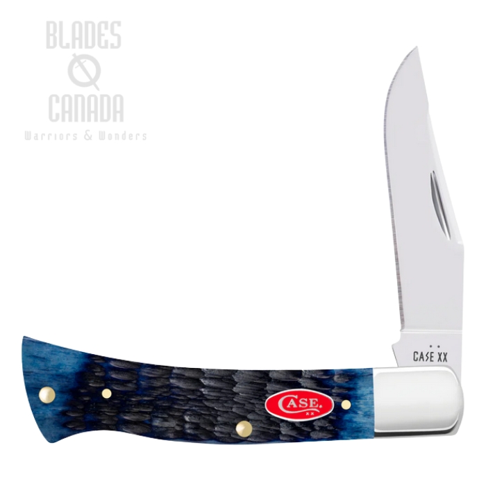 Case Rogers Axe Handle Slipjoint Folding Knife, Tru-Sharp Stainless, Bone Navy Blue, 06888 (image for) Case Rogers Axe Handle Slipjoint Folding Knife, Tru-Sharp Stainless, Bone Navy Blue, 06888