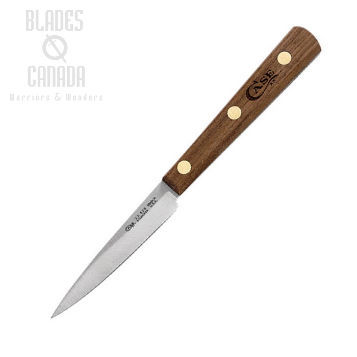 Case Pairing Kitchen Knife, Stainless Spear 3", Walnut Handle, 07319