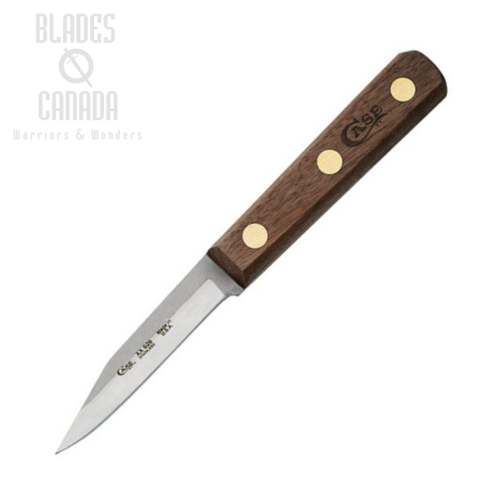 Case Pairing Kitchen Knife, Stainless Clip 3", Walnut Handle, 07320