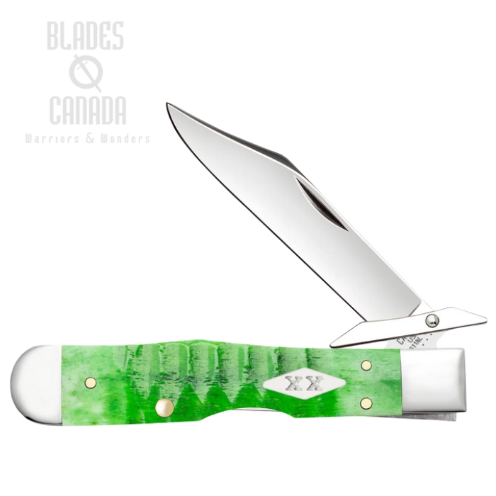 Case Gator Cheetah Cub Back Lock Folding Knife, Tru-Sharp Stainless, Bone Bright Green, 11445 (image for) Case Gator Cheetah Cub Back Lock Folding Knife, Tru-Sharp Stainless, Bone Bright Green, 11445