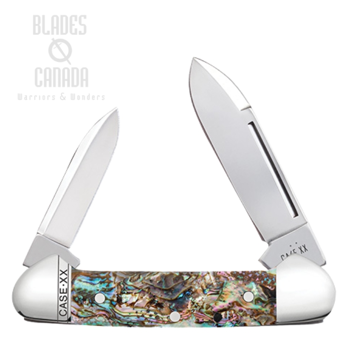 Case Baby Butterbean Slipjoint Folding Knife, Tru-Sharp Stainless, Abalone Handle, 12039 (image for) Case Baby Butterbean Slipjoint Folding Knife, Tru-Sharp Stainless, Abalone Handle, 12039