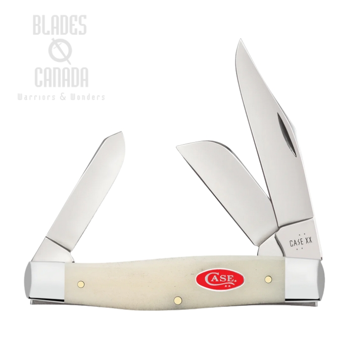 Case Large Stockman Slipjoint Folding Knife, Tru-Sharp Stainless, Bone Natural, 14025 (image for) Case Large Stockman Slipjoint Folding Knife, Tru-Sharp Stainless, Bone Natural, 14025