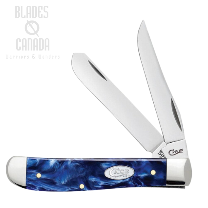 Case Mini Trapper Slipjoint Folding Knife, Stainless, Kirinite, 23432