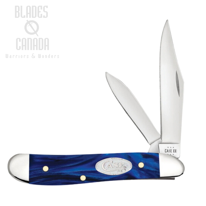 Case Peanut Slipjoint Folding Knife, Stainless, Kirinite, 23446