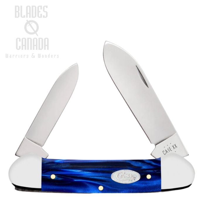 Case Canoe Slipjoint Folding Knife, Stainless, Kirinite, 23447