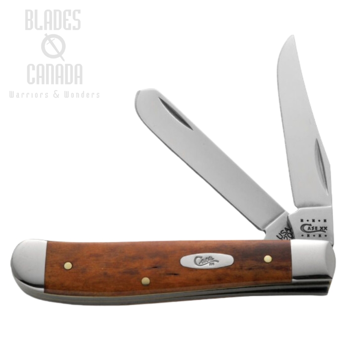 Case Mini Trapper Slipjoint Folding Knife, Stainless, Chestnut Bone, 28700