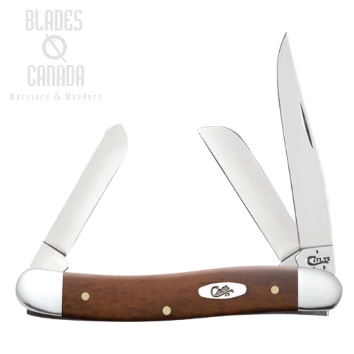 Case Medium Stockman Slipjoint Folding Knife, Stainless, Chestnut Bone, 28701