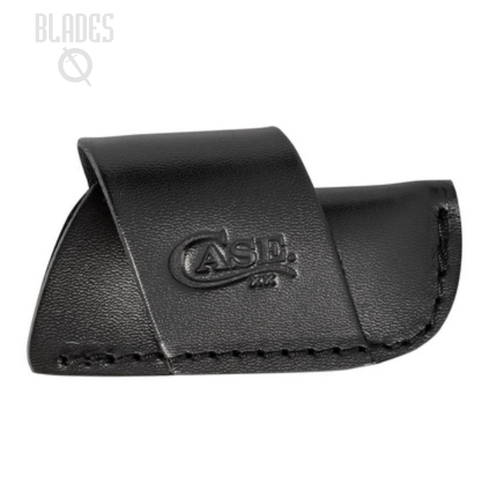 Case Side-Draw Belt Sheath, Leather Black, 52238