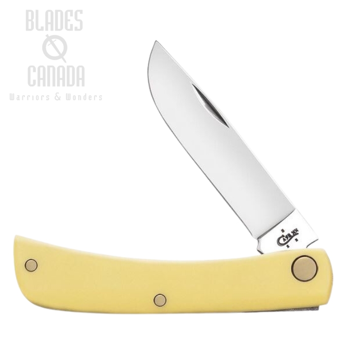 Case Knives Yellow Sod Buster Jr, Stainless, Slipjoint, CA80032